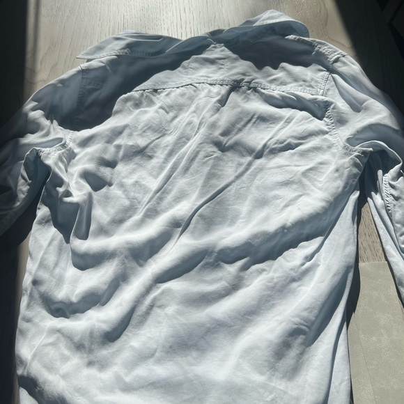 Aritzia Babaton Women’s Utility Polo Small Baby Blue - Picture 4 of 4